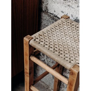 Axel, le tabouret haut en corde n°490