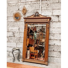 Georges, le grand miroir en bois n°714