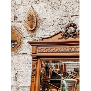 Georges, le grand miroir en bois n°714