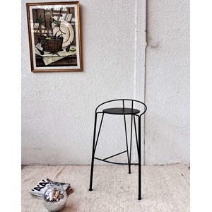 Gaston, le tabouret haut en métal n°95