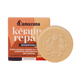 Shampoing solide à la kératine - kératine repair