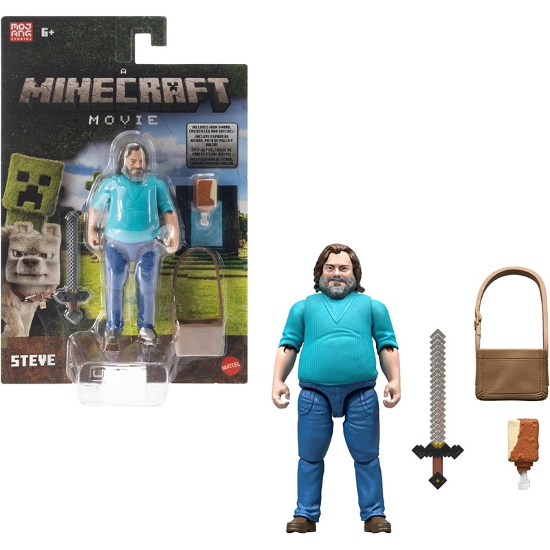 Minecraft - figurine articulée steve