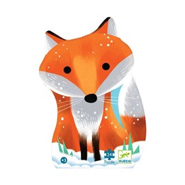 Puzzle 24 pièces djeco ginger, petit ren