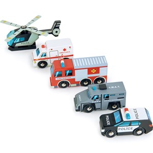 Set de véhicules d'urgences