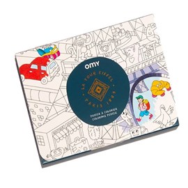 Omy poster à colorier  tour eiffel  - m