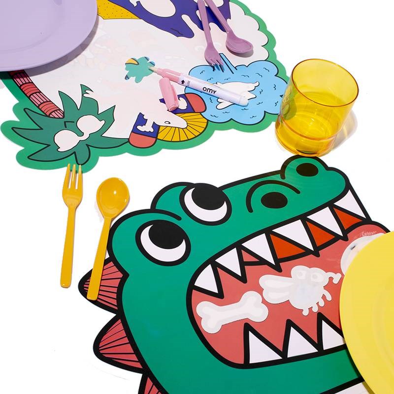 Omy 2 sets de table magique dinos - mo