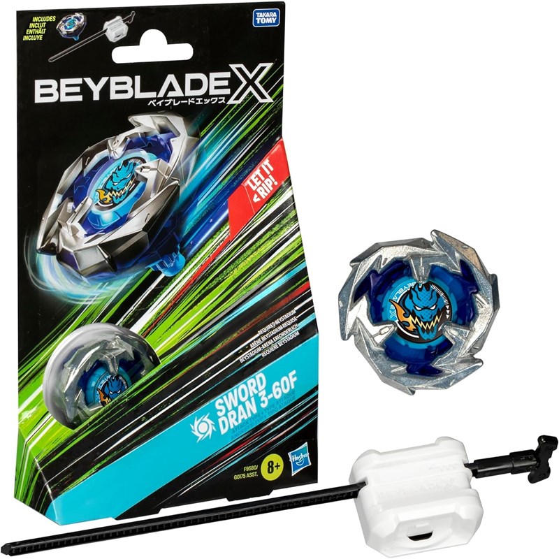 Beyblade x, starter pack avec toupie de