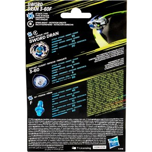 Beyblade x, starter pack avec toupie de