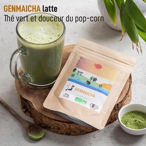 Thé genmaicha bio en poudre -japon- 80g