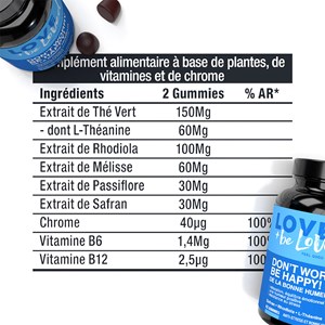 Gummies anti-stress et bonne humeur