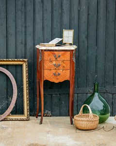 Table de chevet en bois de rose n°504