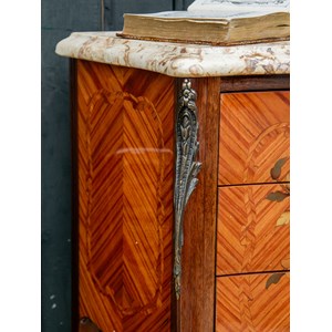 Table de chevet en bois de rose n°504