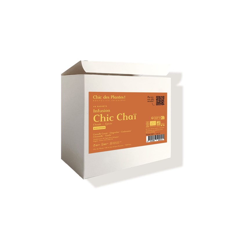 Chic des plantes ! - Infusion bio chic chaï - 48 sachets