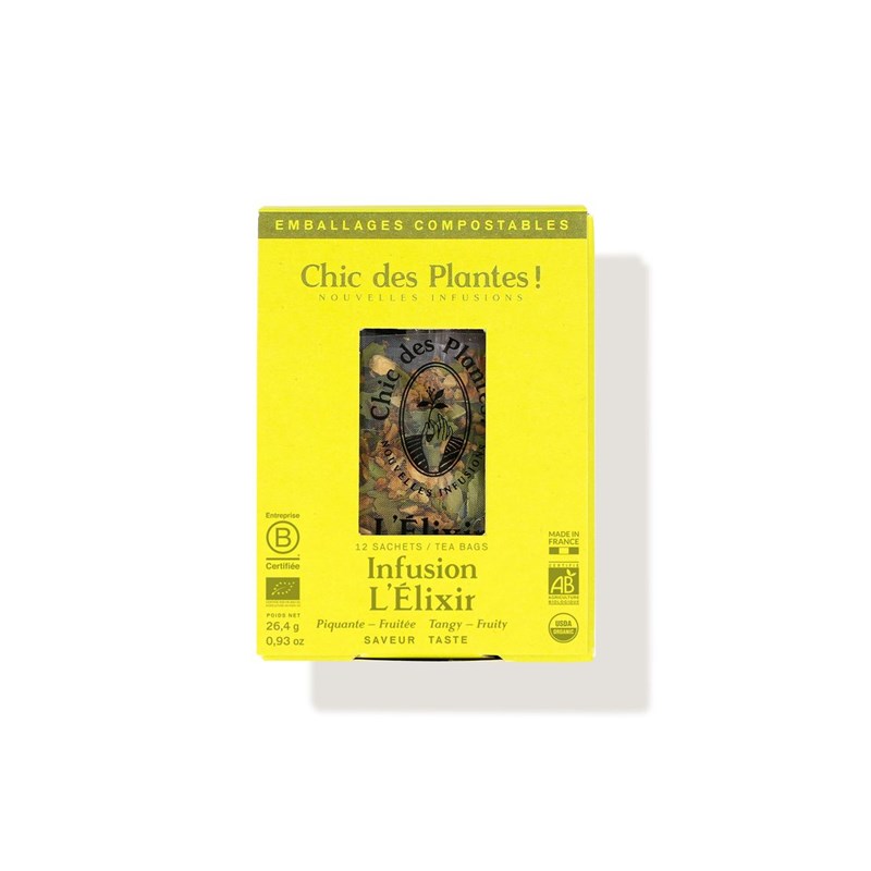 Infusion bio l'élixir - 12 sachets