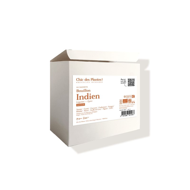 Bouillon bio indien - 48 sachets