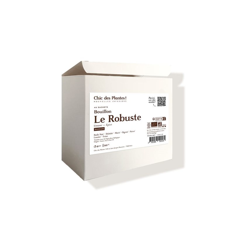 Bouillon bio le robuste - 48 sachets