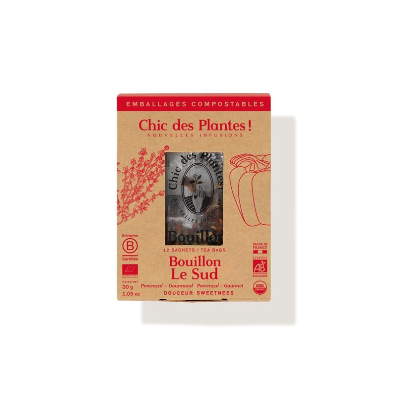 Bouillon bio le sud - 12 sachets