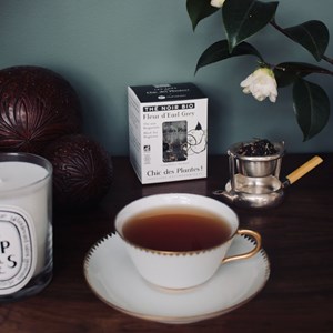 Thé noir bio fleur d'earl grey  x48