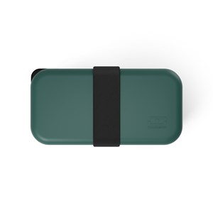 Lunch box rectangle 2x500ml vert noir