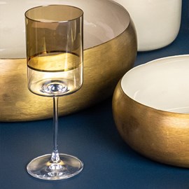 Verre à pied exter or 34 cl x6