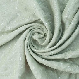 Lot de 3 langes motifs graphiques vert