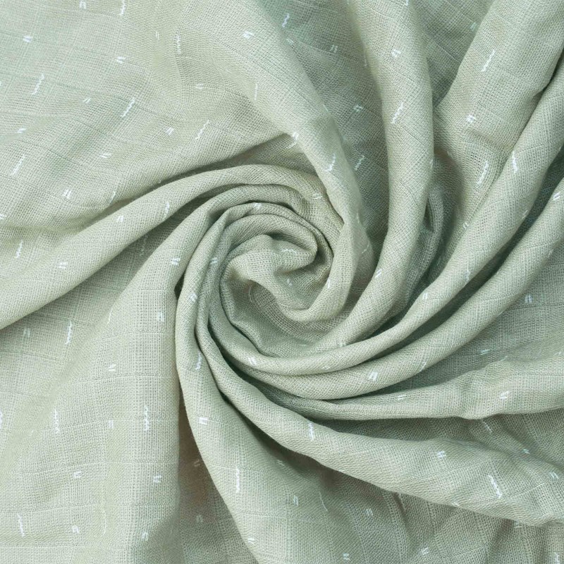 Lot de 3 langes motifs graphiques vert