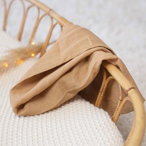 3 langes doux camel 70x70 cm