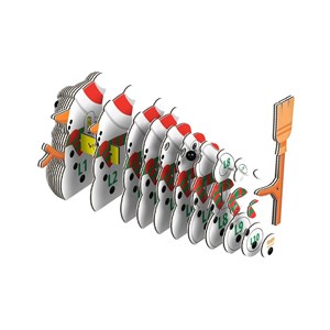 Bonhomme de neige – eugy 3d