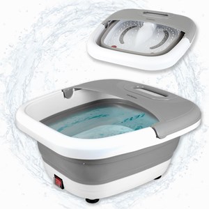 Bain de pieds pliable thalasso - bulles, vibrations et chaleur douce