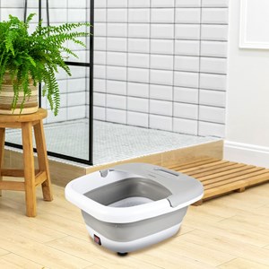 Bain de pieds pliable thalasso - bulles, vibrations et chaleur douce