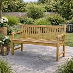 Bellini banc 3 places en teck massif