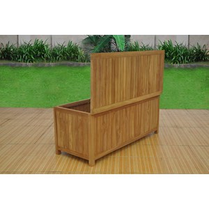 Kotak coffre de rangement teck