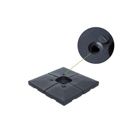 Dalles lot de 4 dalles parasols hdpe