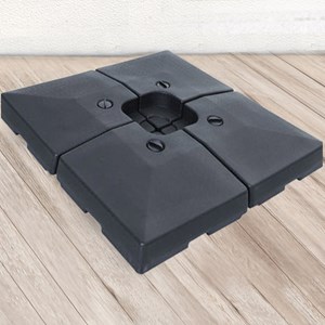 Dalles lot de 4 dalles parasols hdpe