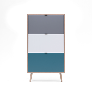 Perast meuble à chaussures en bois