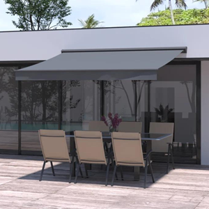 Pisa store banne 3 x 2 m gris