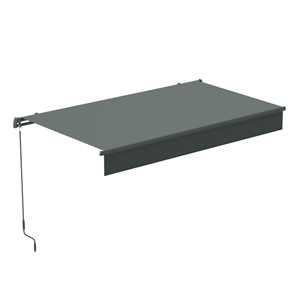 Pisa store banne 3 x 2 m gris