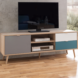 Perast meuble tv scandinave 150cm