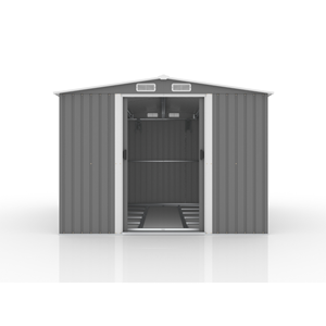 Jura abri de jardin en metal 8.08m2 gris