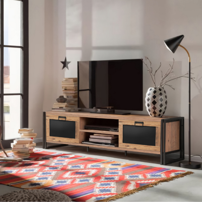 Concept Usine - Syn meuble tv industriel 180 cm
