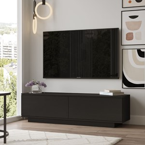 Meli meuble tv design noir 140cm