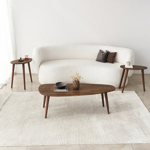 Rana table basse bois foncé