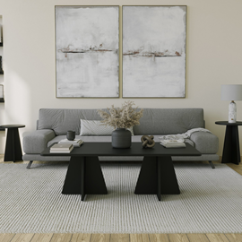 Shamp table basse design noire