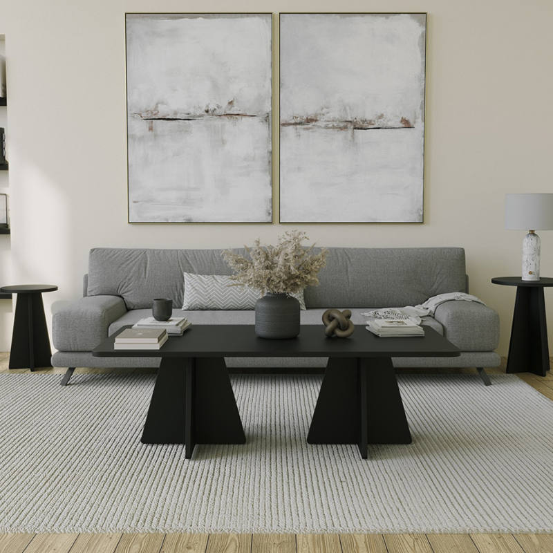 Shamp table basse design noire