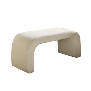 Johnson banc bouclettes blanc