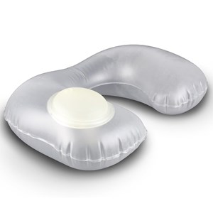 Tour de cou gonflable, housse polaire lavable 40°c, pochette, voyage