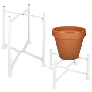 Lot 2 supports plantes 20&nbsp;40 cm, pliable, ø25,3 cm, jardin&nbsp;terrasse