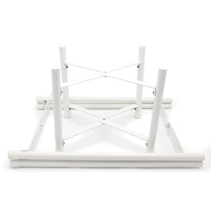 Lot de 2 supports pour plantes métal 20 et 40 cm pliables