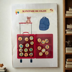 J'apprends à préparer ma valise