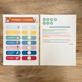 J'apprends l'autonomie